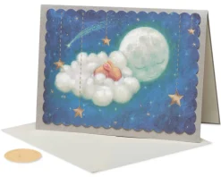 A Dream Is On The Way Baby Greeting Card