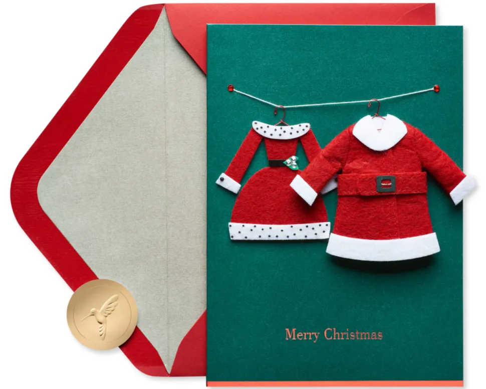 A Perfect Match Christmas Greeting Card