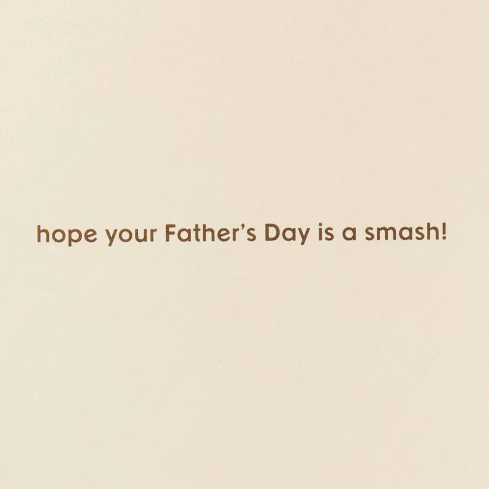 A Smash Fathers Day Greeting Card