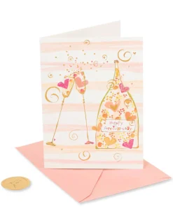 A Special Toast Anniversary Greeting Card for Couple – Designed by House of Turnowsky