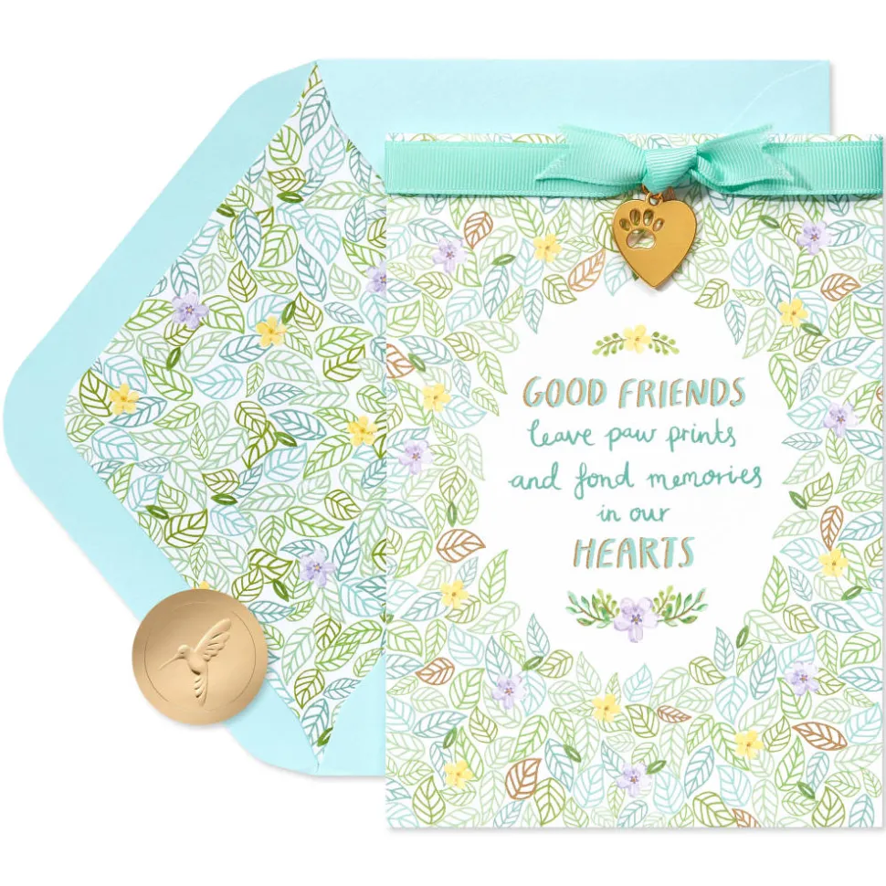 A True Companion Pet Sympathy Greeting Card