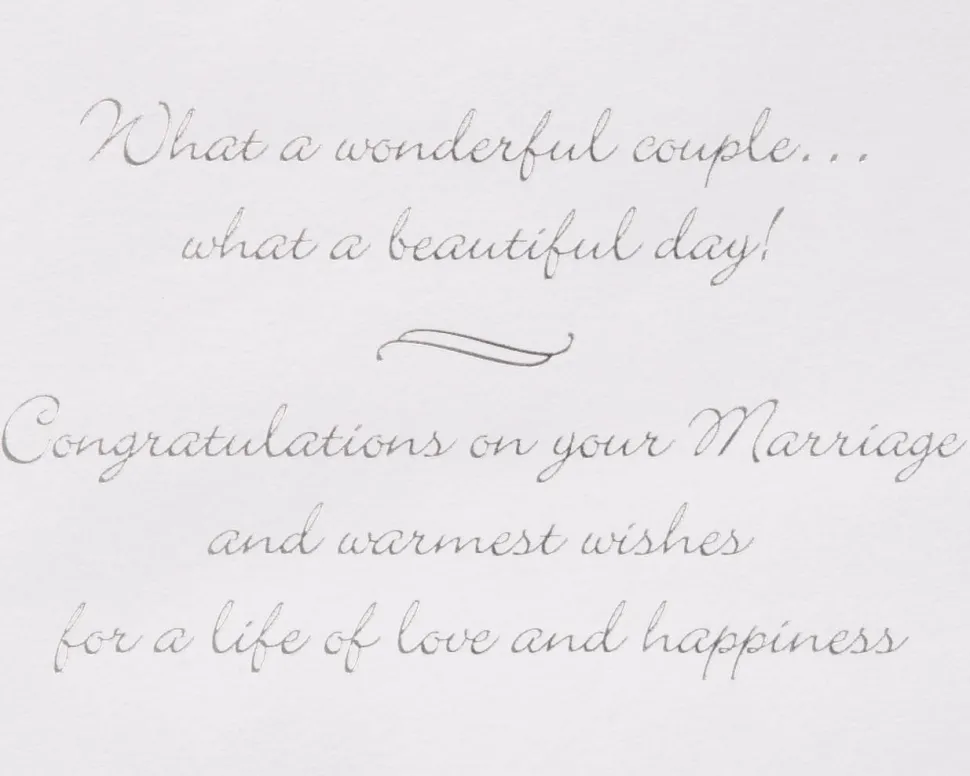 A Wonderful Couple Wedding Greeting Card for Couple