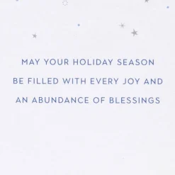 Abundance of Blessings Religious Christmas Greeting Card – Designed by Turnowsky