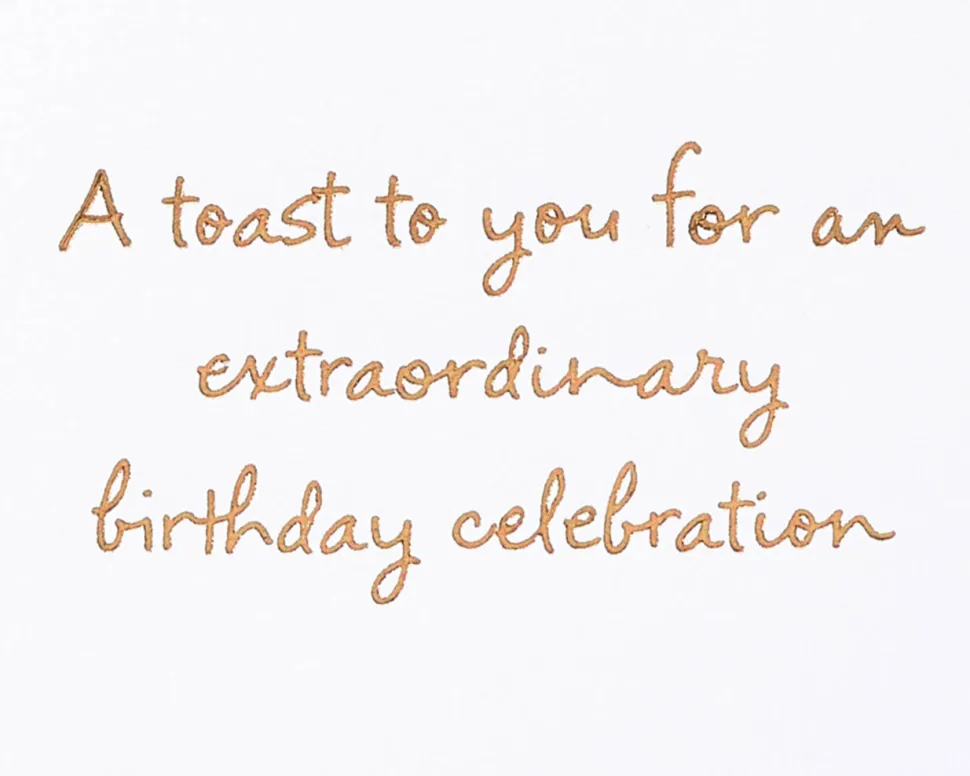 Age And Wine Quote Birthday Greeting Card