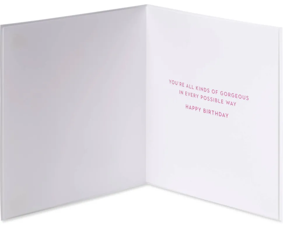All Kinds of Gorgeous Birthday Greeting Card for Her – Illustrated by Sandra K Pena