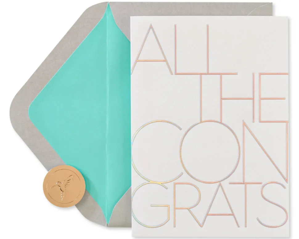All The Congrats Congratulations Greeting Card