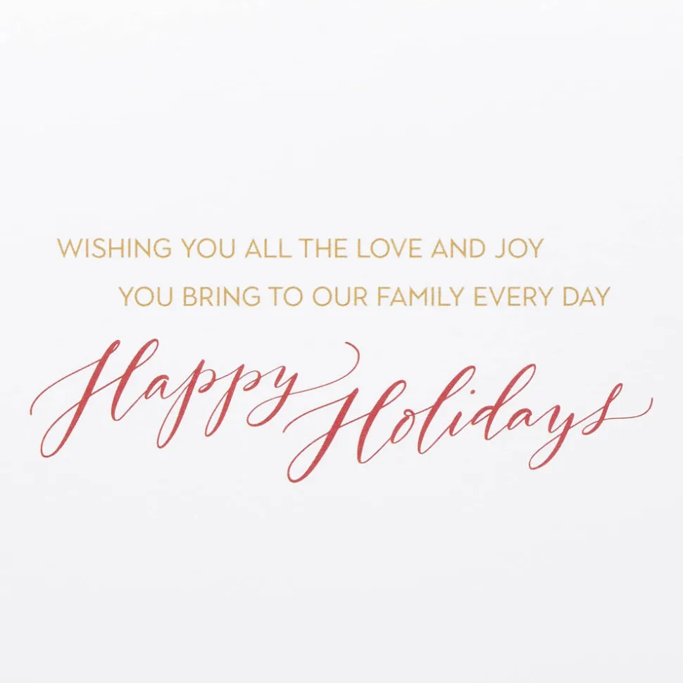 All the Love and Joy Holiday Greeting Card for Mom