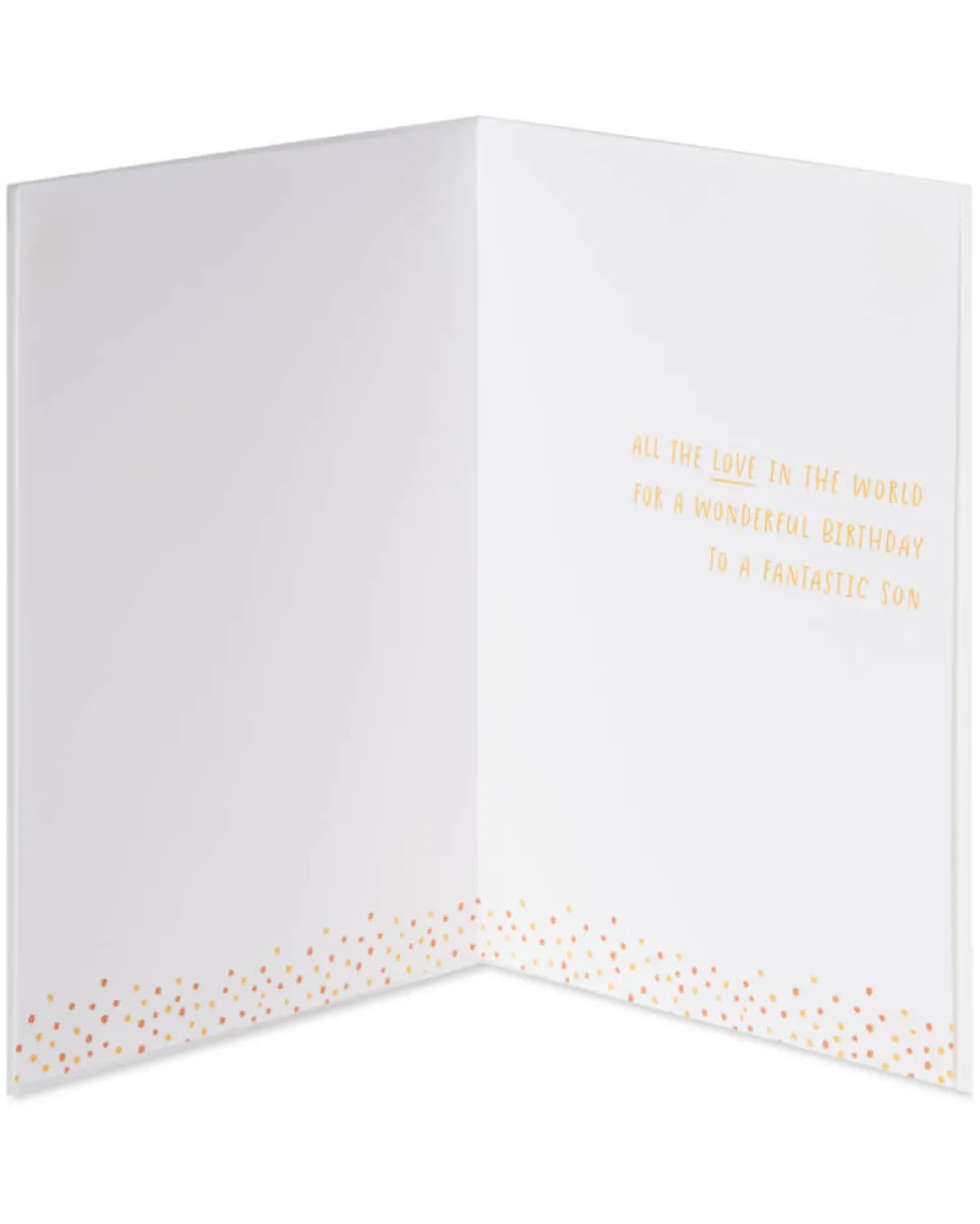 All the Love In the World Birthday Greeting Card for Son