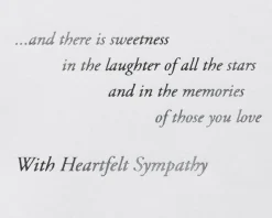 All the Stars Sympathy Greeting Card