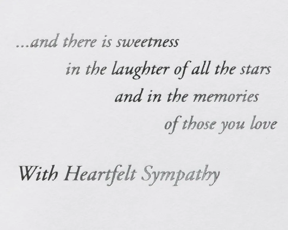 All the Stars Sympathy Greeting Card