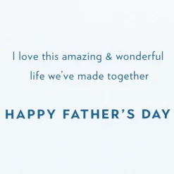 Amazing & Wonderful Life Father’s Day Greeting Card for Husband
