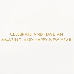 Amazing and Happy New Years Greeting Card