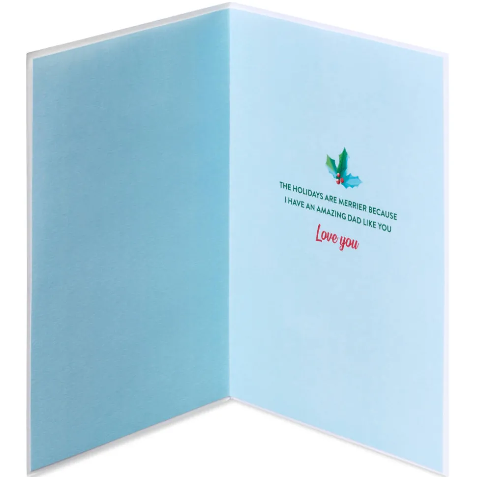 Amazing Dad Like You Christmas Greeting Card for Dad