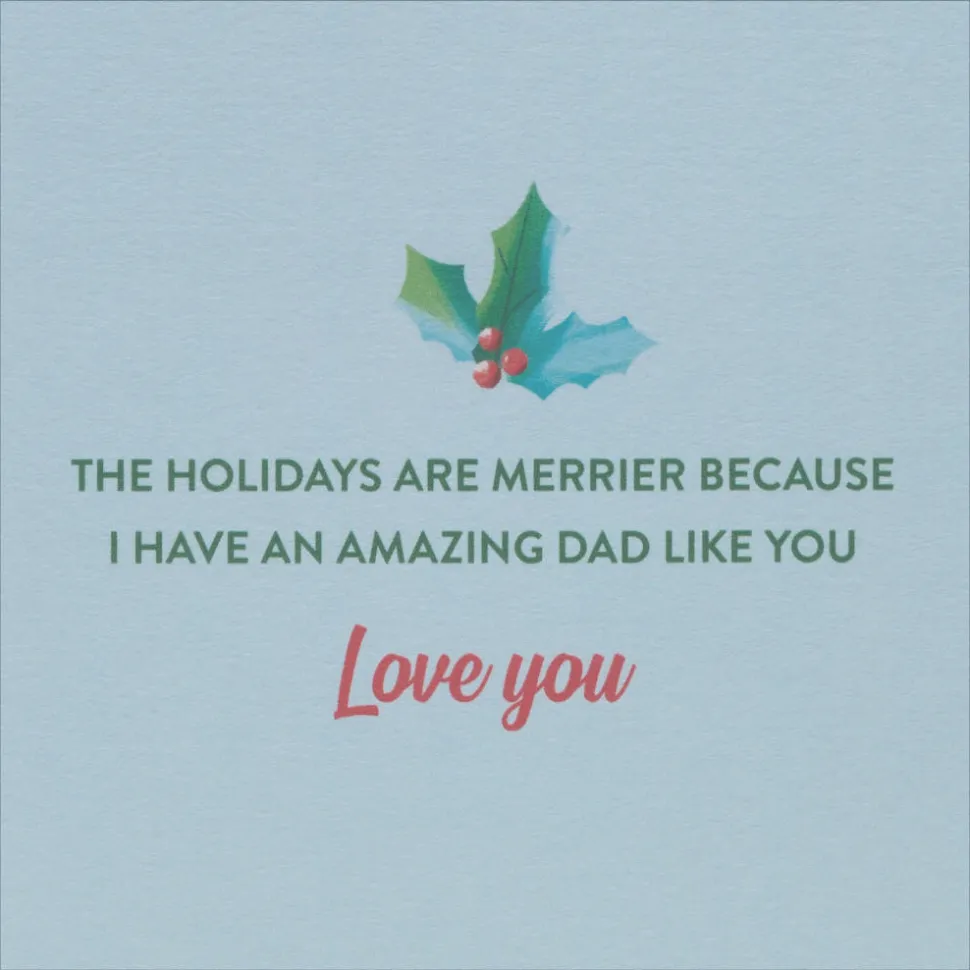 Amazing Dad Like You Christmas Greeting Card for Dad