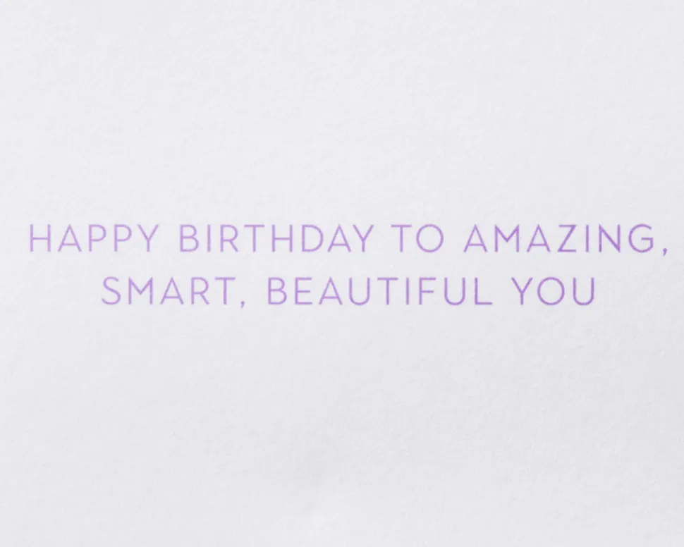 Amazing, Smart, Beautiful You 16th Birthday Greeting Card
