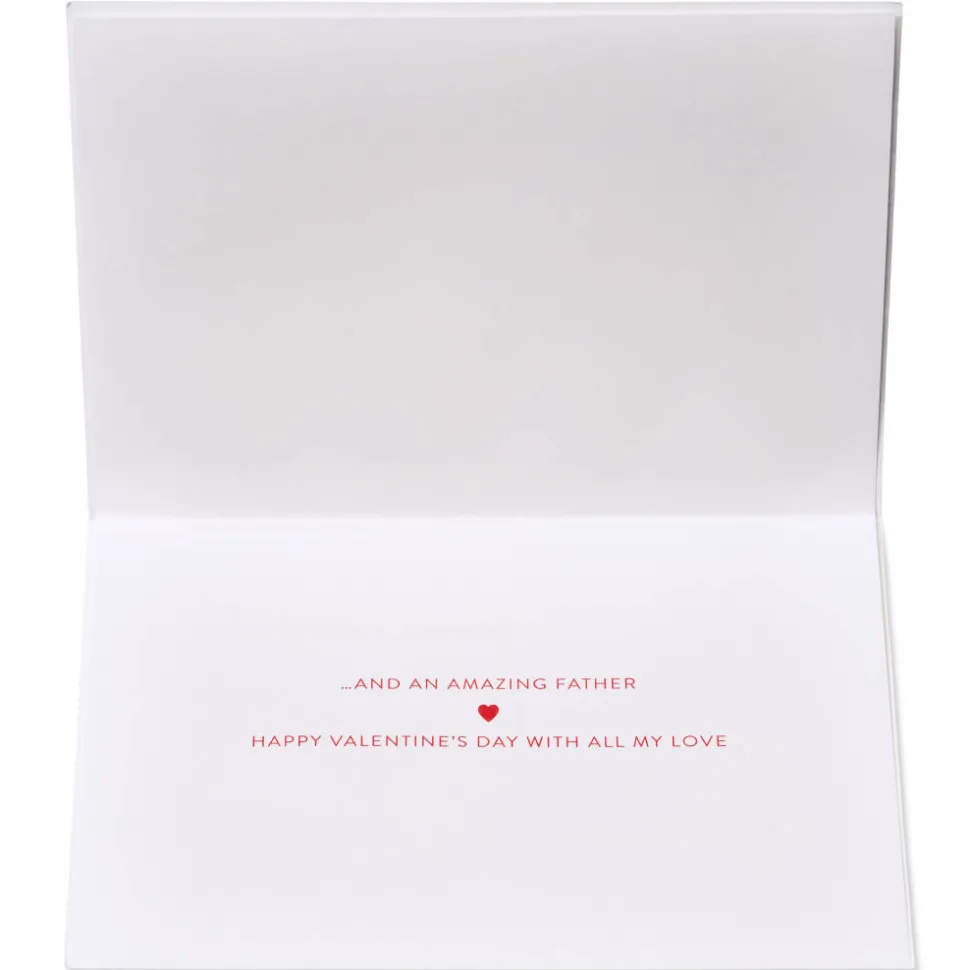 An Amazing Father Valentine’s Day Greeting Card for Dad