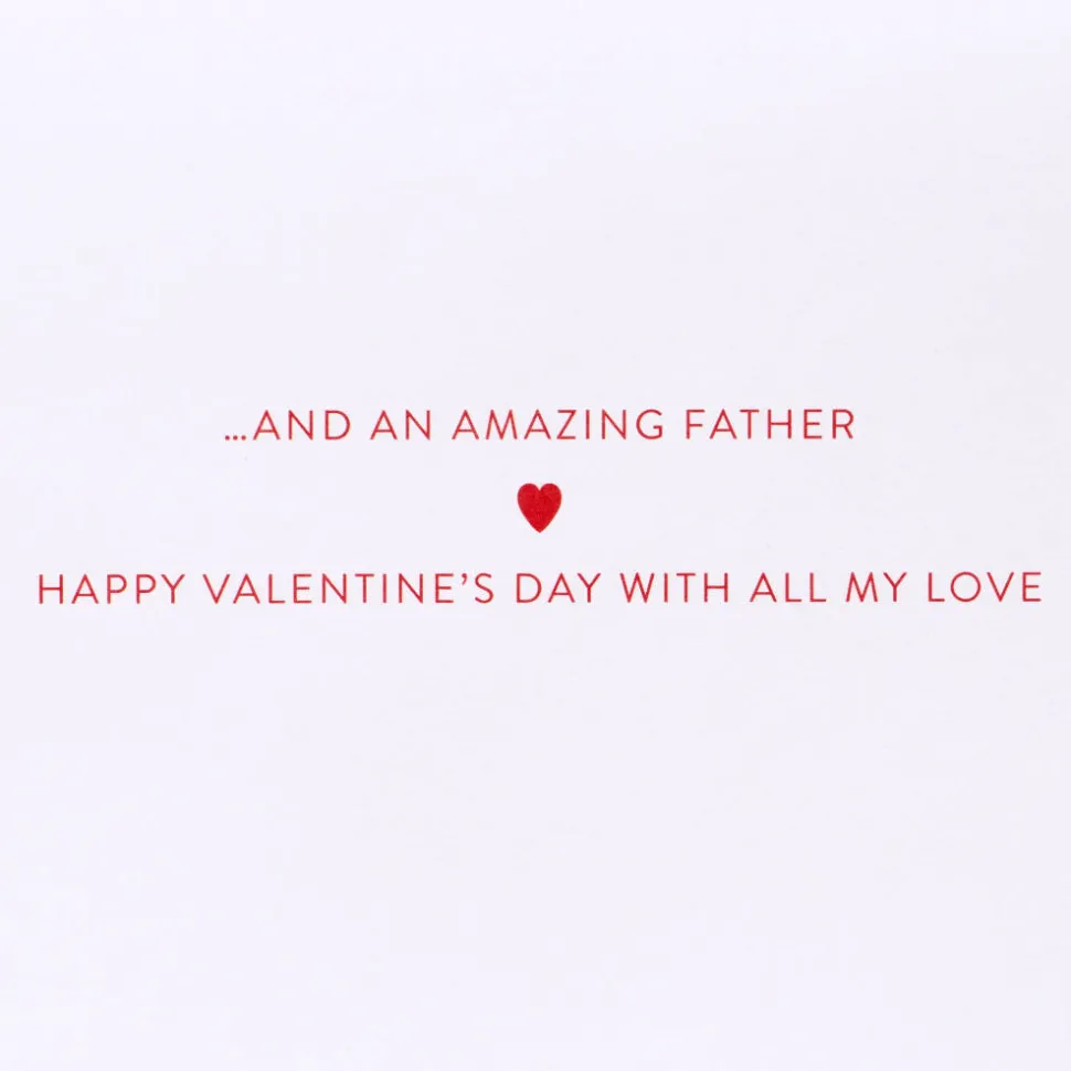 An Amazing Father Valentine’s Day Greeting Card for Dad