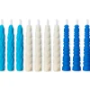 Aqua Birthday Candles, 12-Count
