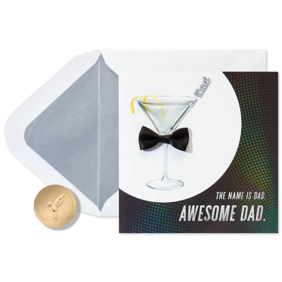 Awesome Dad Fathers Day Greeting Card for Dad
