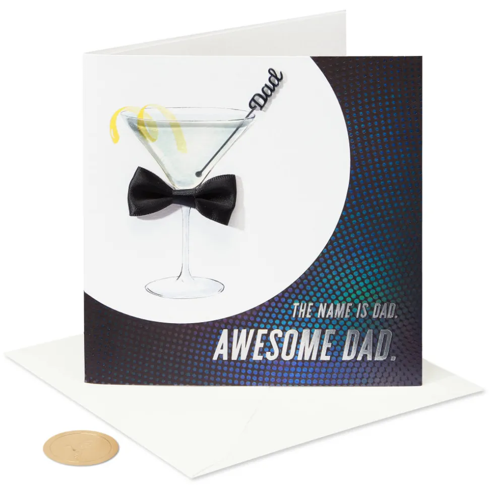 Awesome Dad Fathers Day Greeting Card for Dad
