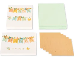 Baby Banner Thank You Boxed Blank Note Cards with Envelopes, 20-Count