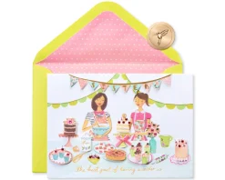Baking Sisters Birthday Greeting Card