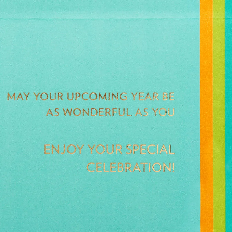 Balloon and Tassel Birthday Greeting Card