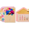 Balloons and Champagne Happy Birthday Cards, 2-Count