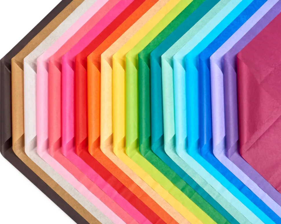 Basic Multicolor Assortment Tissue Paper, 20-Sheets