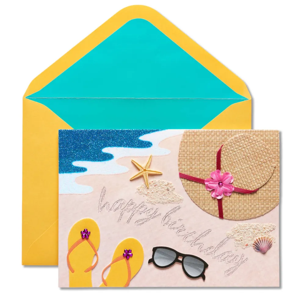 Beach Birthday Greeting Card