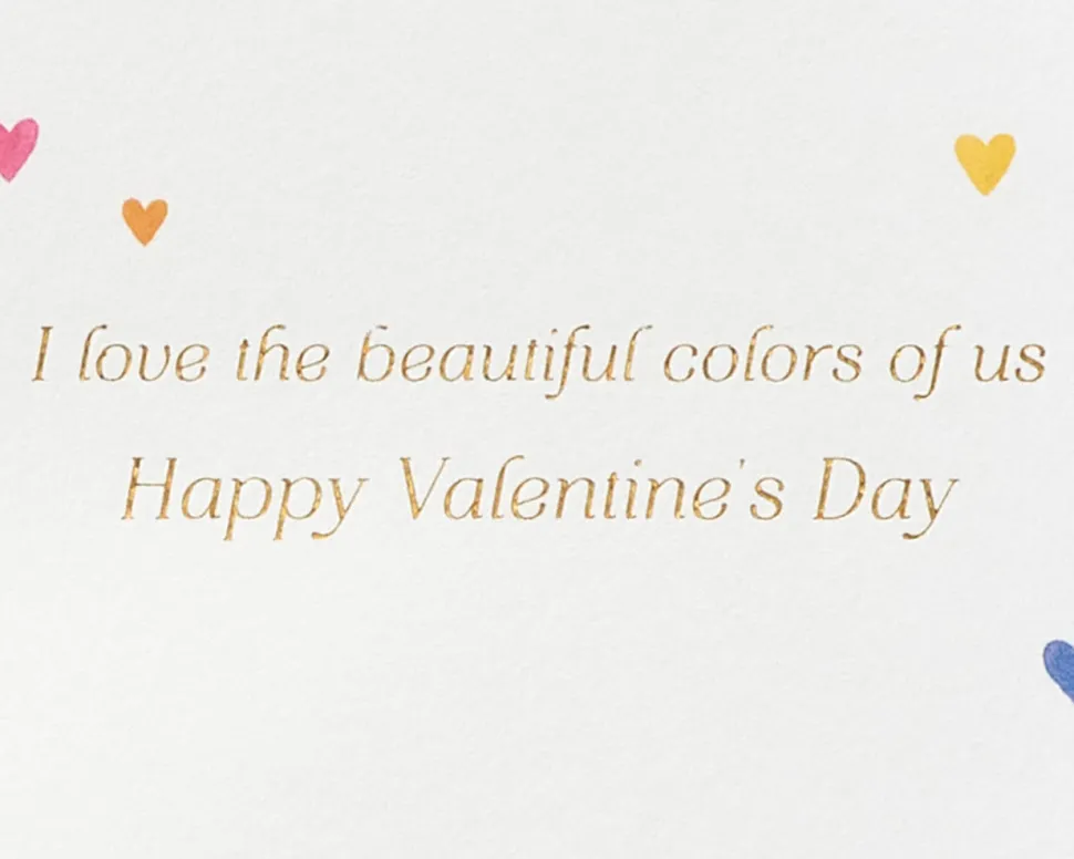 Beautiful Colors LGBTQ Valentine’s Day Greeting Card
