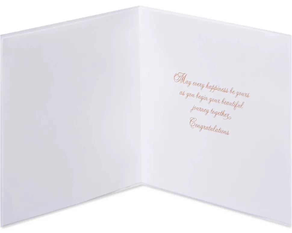 Beautiful Journey Wedding Greeting Card