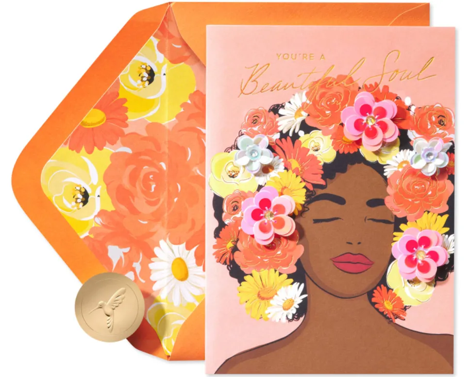 Beautiful Soul Blank Greeting Card – Illustrated by Cathy Williams
