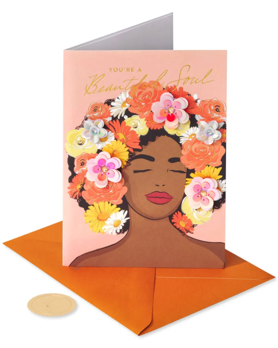 Beautiful Soul Blank Greeting Card – Illustrated by Cathy Williams