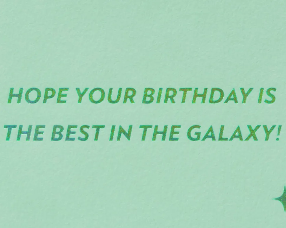 Best In The Galaxy Star Wars Birthday Greeting Card