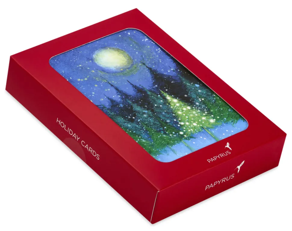 Best of the Season Holiday Boxed Cards – Glitter-Free, 14-Count