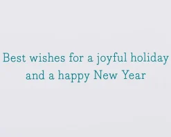 Best Wishes Tree Holiday Boxed Cards, 14-Count
