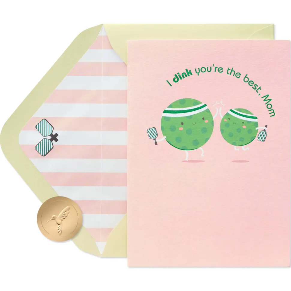 Biggest Fan Pickleball Mother’s Day Greeting Card