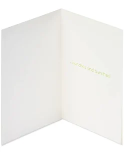 Birdie With Flowers Thank You Greeting Card – Designed by House of Turnowsky