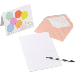 Birthday Celebrations Birthday Blank Note Cards with Envelopes, 20-Count