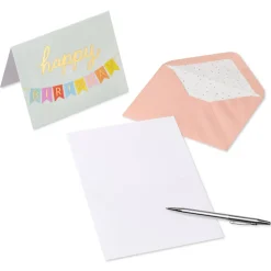 Birthday Celebrations Birthday Blank Note Cards with Envelopes, 20-Count