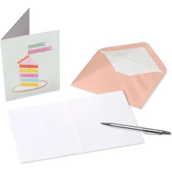 Birthday Celebrations Birthday Blank Note Cards with Envelopes, 20-Count