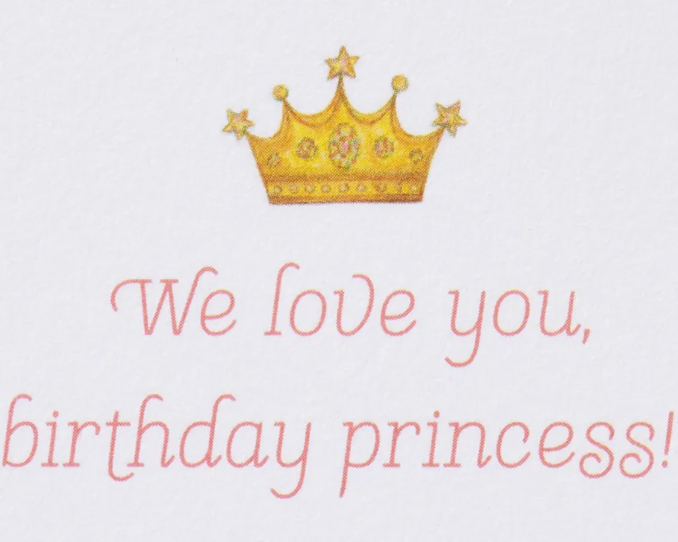 Birthday Princess Birthday Greeting Card for Daughter – Designed by Bella Pilar