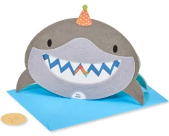 Birthday Shark Birthday Greeting Card