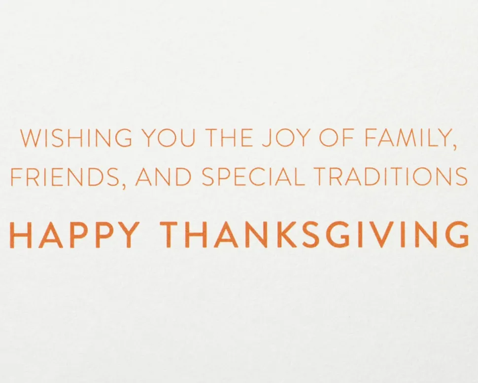 Blessed Happy Thanksgiving Greeting Card