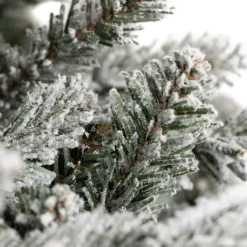 7′ Blue Spruce Frosted Tree