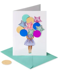 Born A Star Birthday Greeting Card – Illustrated by Sandra K Pena
