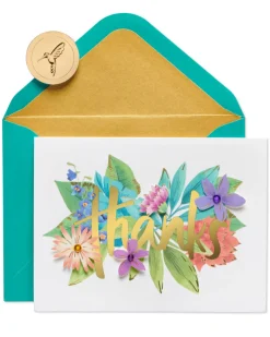 Botanical Floral Boxed Thank You Cards and Envelopes, 8-Count