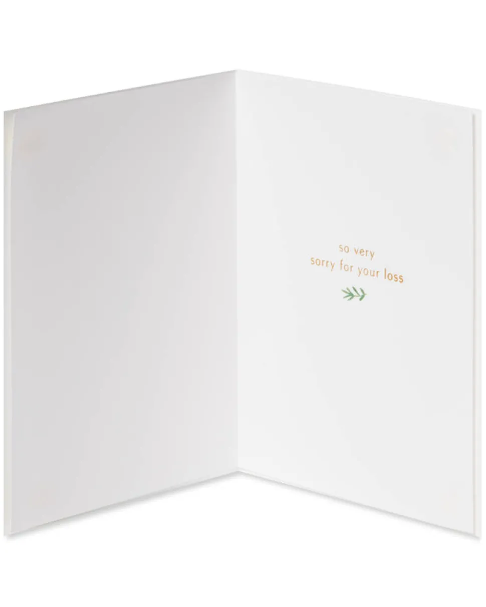 Bouquet Of Lilies Sympathy Greeting Card for Loss of Mother