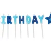 Boy Birthday Toothpick Candles, 9-Count